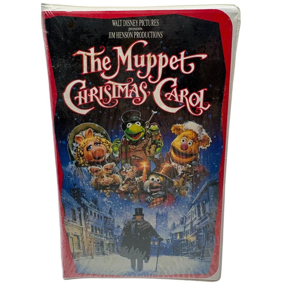 The Muppet Christmas Carol Jim Henson Disney VHS Sealed